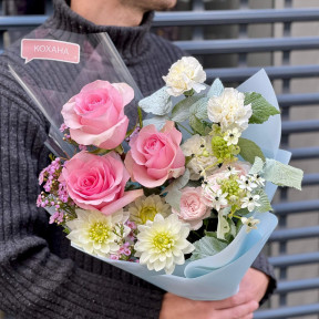 Букет «Рожевий опал»