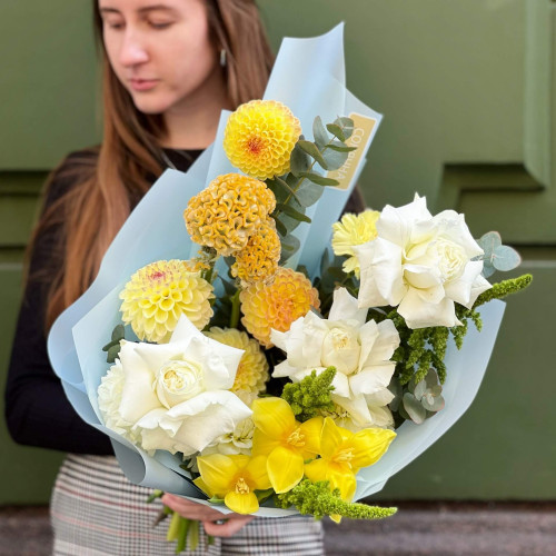 Букет «Солнечные жемчужины»