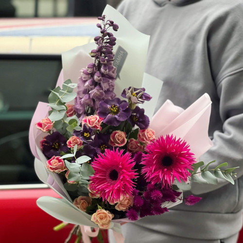 Букет «Фіолетовий дим»