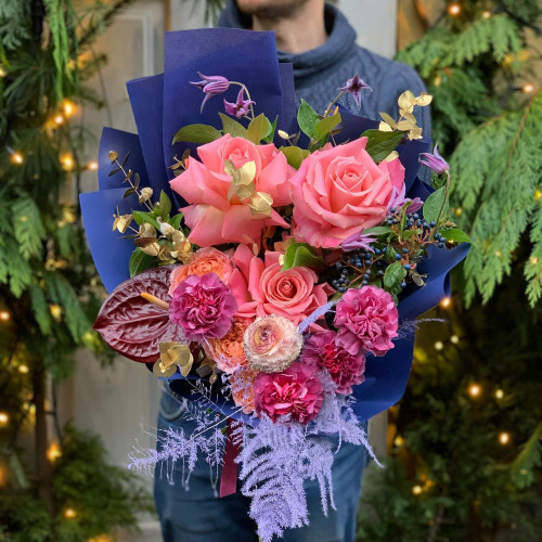 Букет «Сливовый крем»