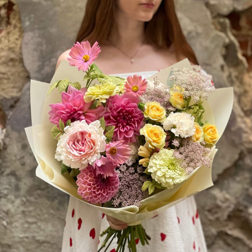 Ніжний літній букет «Польова романтика»