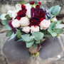 Весільний букет з сукулентом