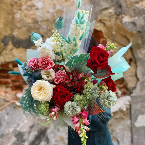 Букет «Кораловий оазис»