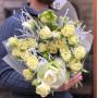 Світлий букет у лаймовому кольорі «Свіжий цитрус»