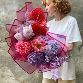 Букет «Яскрава хмаринка»