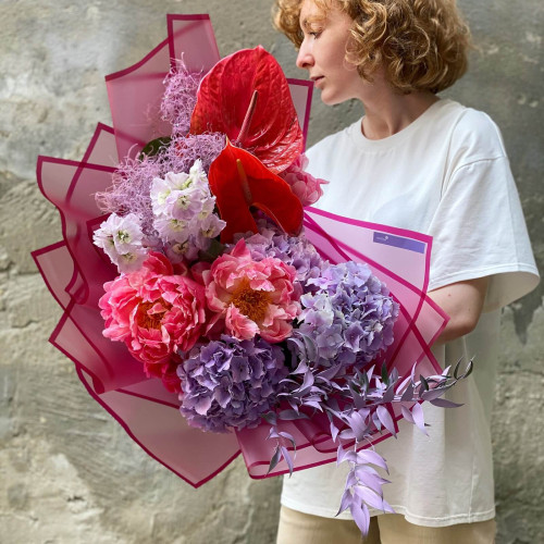 Букет «Яскрава хмаринка»