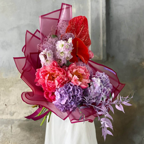 Букет «Яскрава хмаринка»