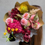 Яскравий букет з гортензією «Прогулянка восени»