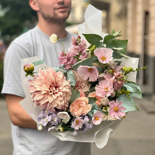 Букет «Ніжний космос»