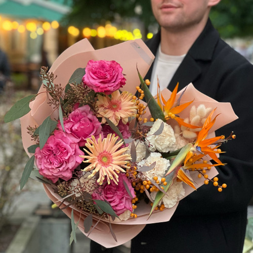 Букет «Малиново-сладкий»