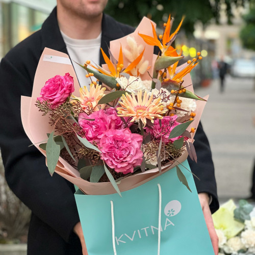 Букет «Малиново-сладкий»