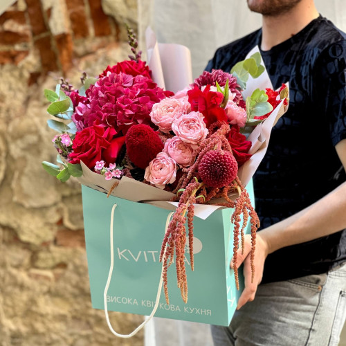 Букет «Тропічна прогулянка»