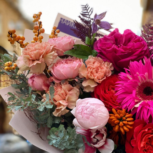 Букет «Відтінки серця»