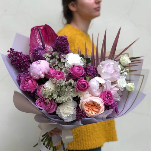 Букет «Полуниця з вершками»