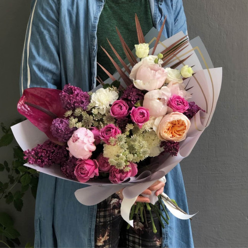 Букет «Полуниця з вершками»