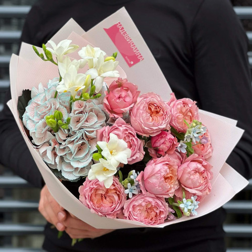 Букет «Персикове щастя»