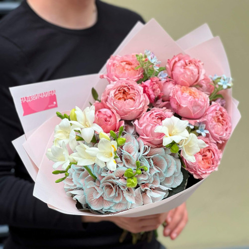 Букет «Персикове щастя»