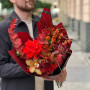 Букет «Экзотический рубин»