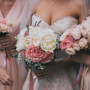 Wedding bouquet of peonies - Lush peony