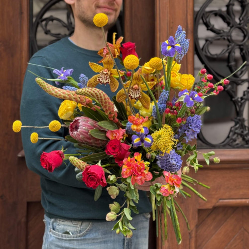 Яскравий повітряний кольоровий букет «Чотири вітри»