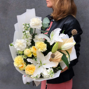 Букет «Лимонний крем»