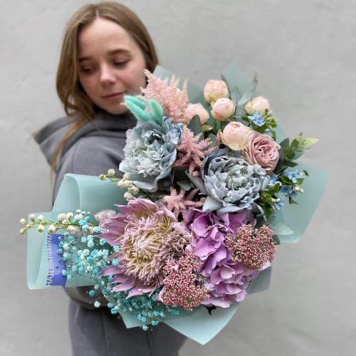 Bouquet «Watercolor sky»