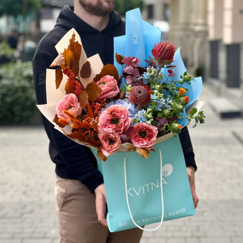 Букет «Мандариновий ранок»