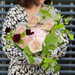 Букет «Срібляста павутинка»