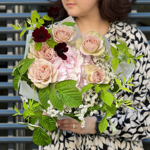 Букет «Серебристая паутинка»