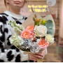 Romantic compliment bouquet «Gentle Greeting»