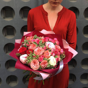 Букет з вогником