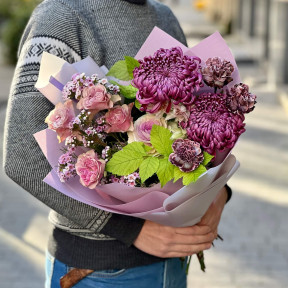 Букет «Зацукрована фіалка»