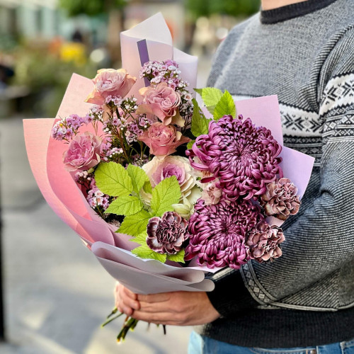 Букет «Зацукрована фіалка»