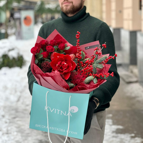 Букет «Грудневий комплімент»