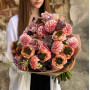 Luxurious, rich and bright bouquet «Secret Desire»
