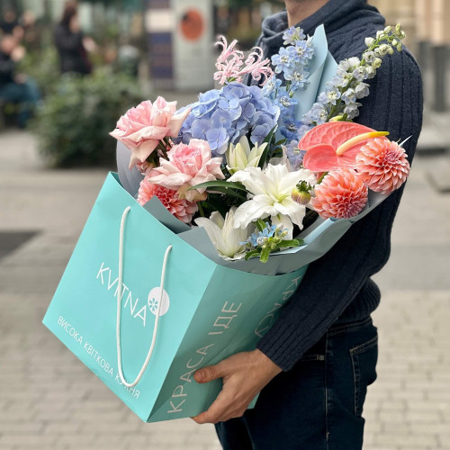 Букет «Морозний світанок»