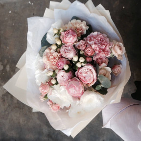 Букет «Розовая нежность»