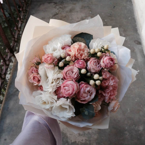 Букет «Розовая нежность»