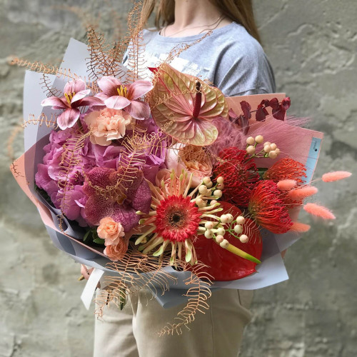 Букет «Медовый персик»