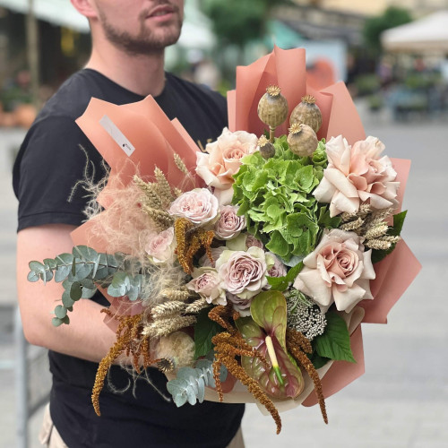 Букет «Срібні нотки»