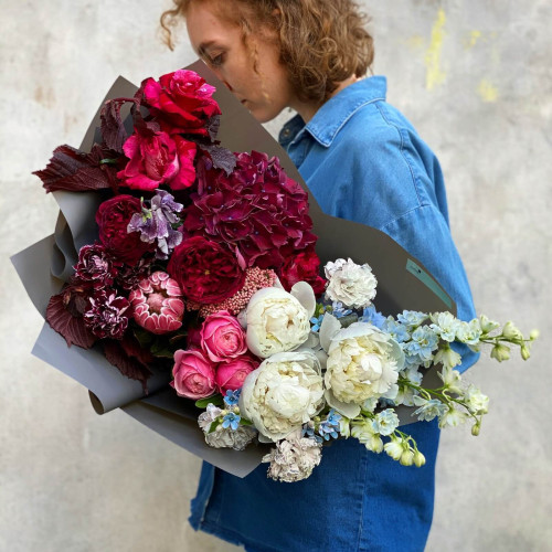 Букет «Червоний оксамит»