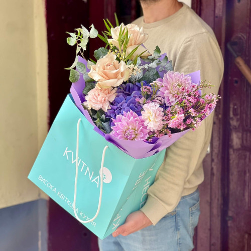 Букет «Настрій індиго»