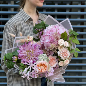 Букет «Ліловий для Надійки»