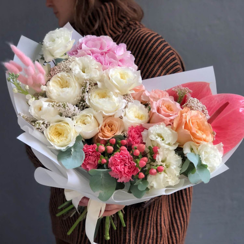 Букет «Крем де пеш»