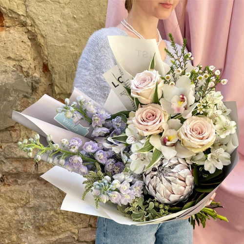 Букет «Срібна ніжність»