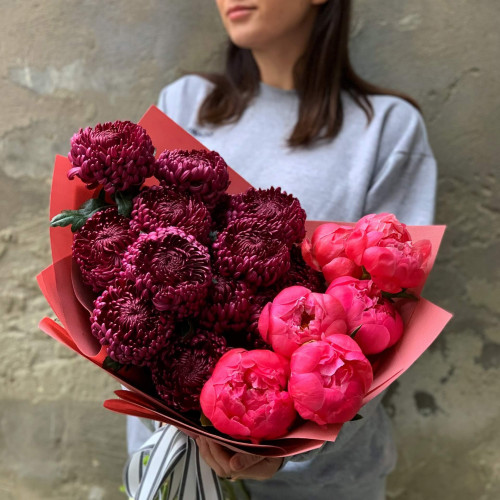 Піон-Хризантема