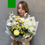 Світлий весняний букет «Вершково-лимонний»