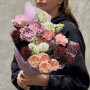 Нежный пастельный букет «Цветочная бусинка»