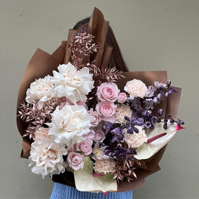 Букет «Ванільне золото»