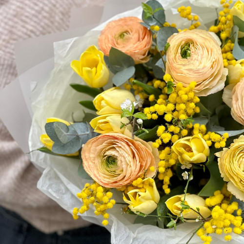 Букет «Солнце в ладонях»